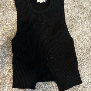 LA Hearts Black Knit Sweater Vest